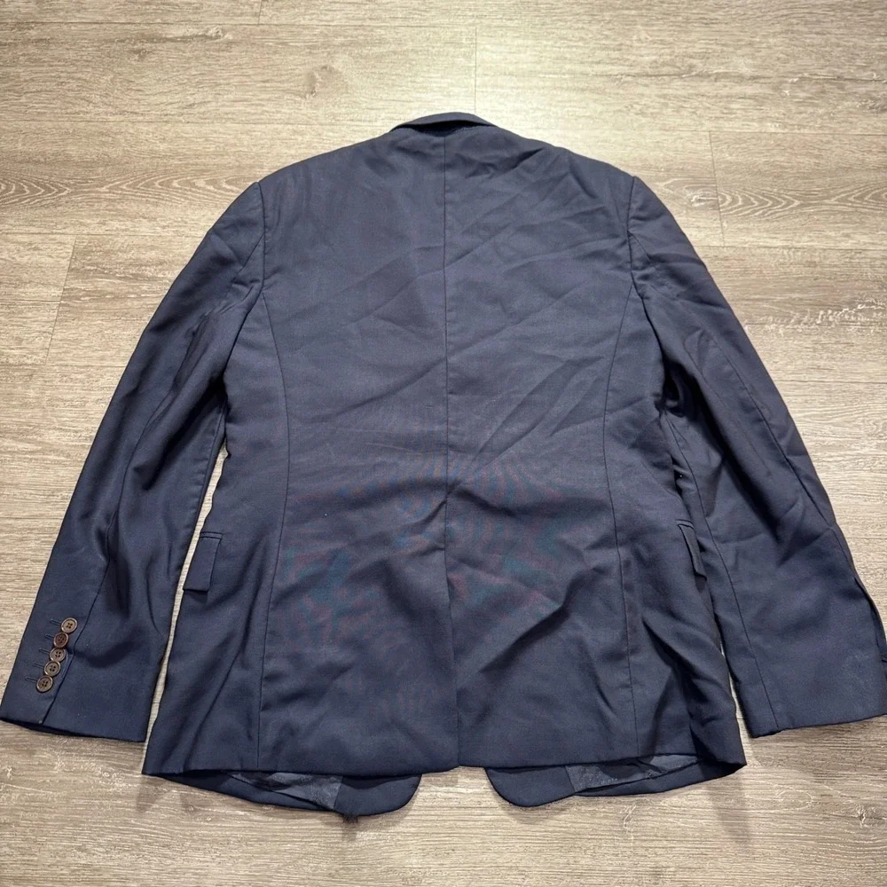 Paul Smith Blazer Mens 42 Blue Cotton The Floral World Map Jacquard Lining Coat